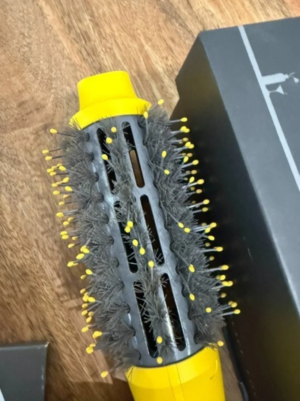 Drybar The Double Shot Oval Blow Dryer Hot Air Brush Yellow Style Volume Anti Fr